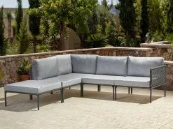 Beliani Puutarhasohvasetti 6-istuttava Alumiininen Harmaa FORANO 17 Beliani Puutarhasohvasetti 6-istuttava Alumiininen Harmaa FORANO -Ulkokalusteet myymälä undef src sa picid 811003 type whitesh image