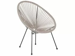 Beliani 2-istuttava Bistrosetti Polyrottinki Vaaleanharmaa ACAPULCO II -Ulkokalusteet myymälä undef src sa picid 811573 type whitesh image