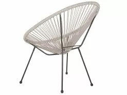 Beliani 2-istuttava Bistrosetti Polyrottinki Vaaleanharmaa ACAPULCO II -Ulkokalusteet myymälä undef src sa picid 811575 type whitesh image