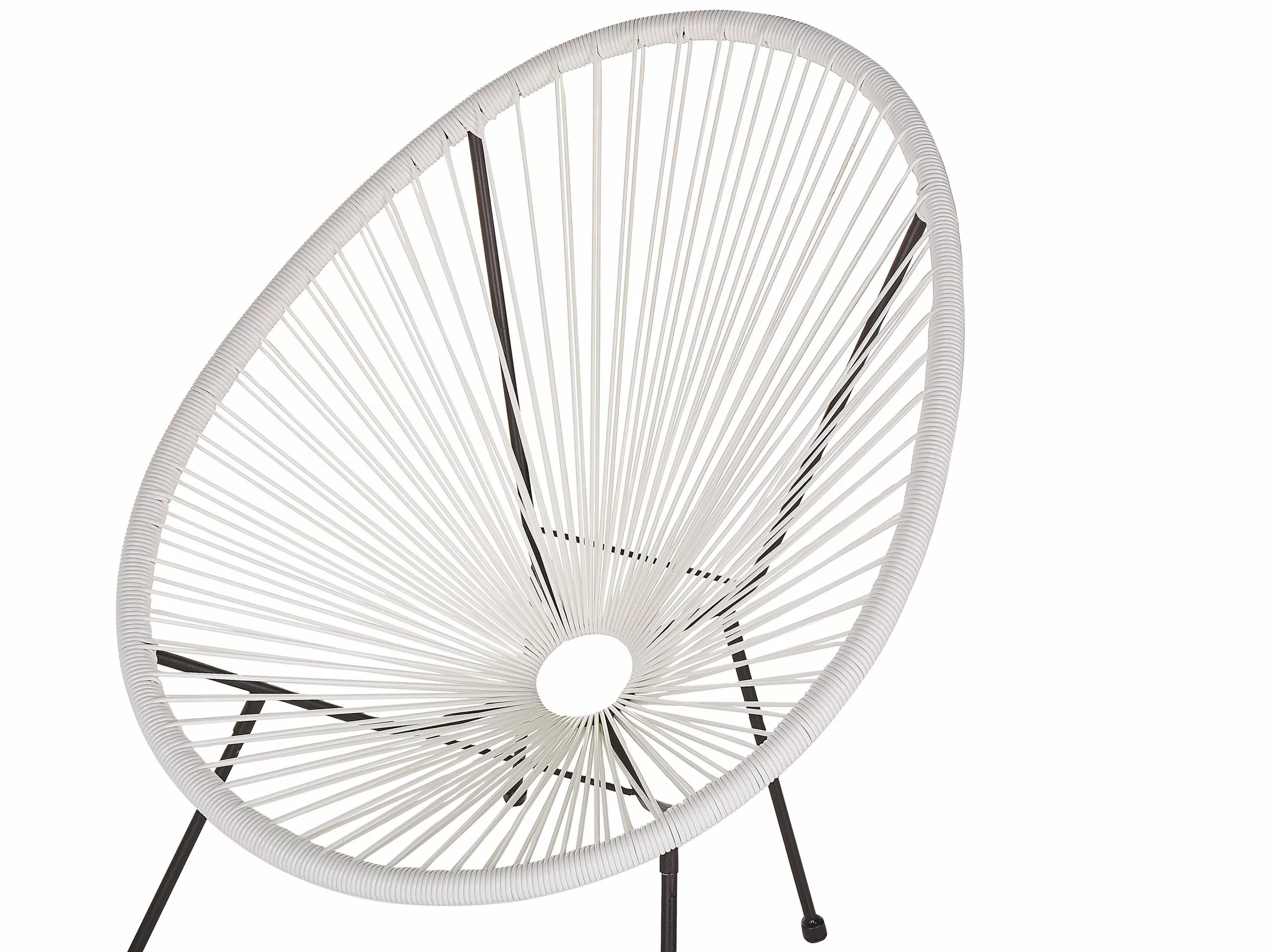 Beliani Narutuoli Polyrottinki Valkoinen ACAPULCO II 10 Beliani Narutuoli Polyrottinki Valkoinen ACAPULCO II - Image 8