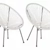 Beliani Narutuoli Polyrottinki Valkoinen 2 Kpl ACAPULCO II -Ulkokalusteet myymälä undef src sa picid 811608 type whitesh image
