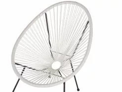 Beliani Narutuoli Polyrottinki Valkoinen 2 Kpl ACAPULCO II -Ulkokalusteet myymälä undef src sa picid 811613 type whitesh image