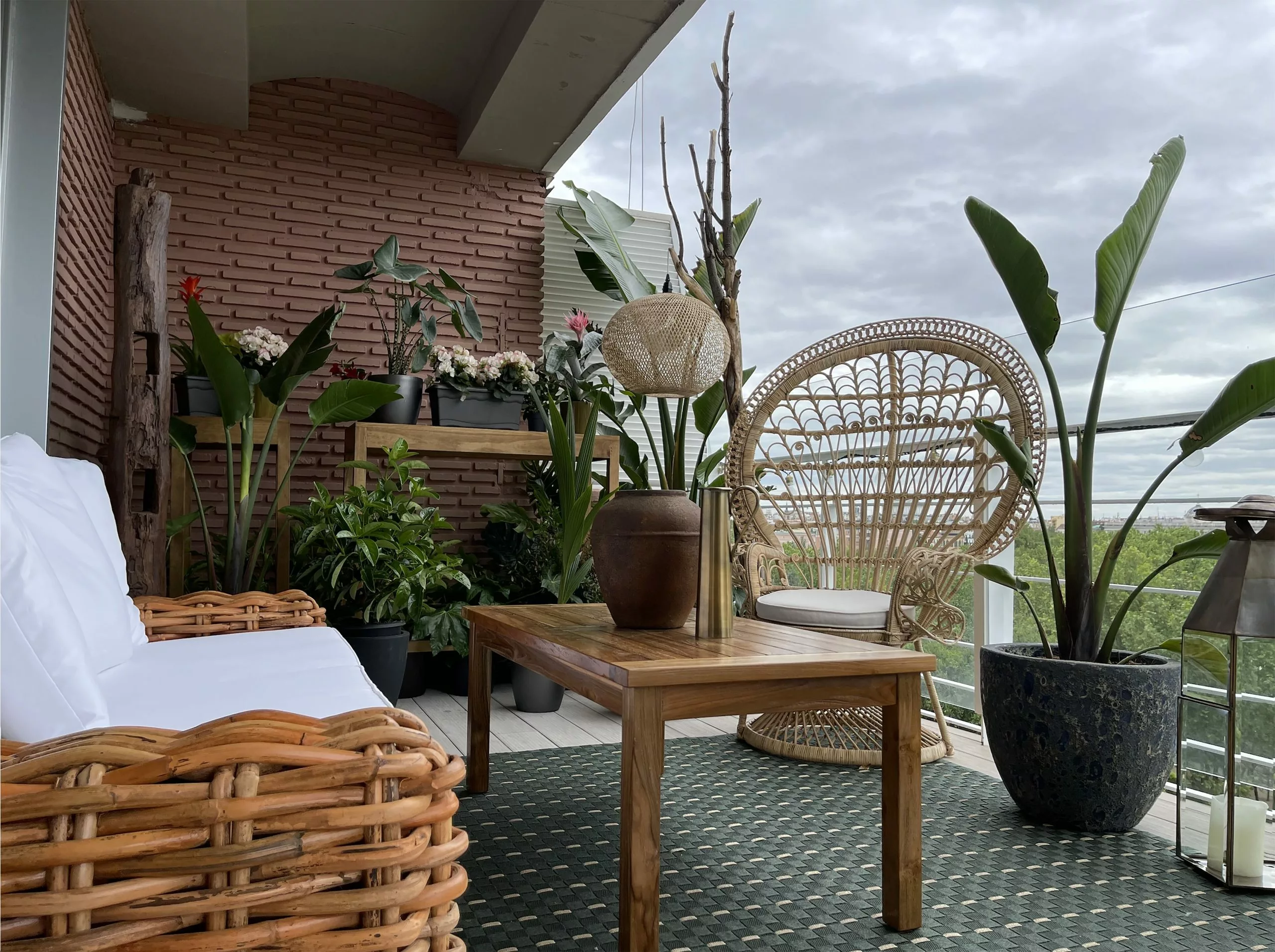 Beliani 3-istuttava Ulkosohva Rottinkinen Ruskea FORLI 6 Beliani 3-istuttava Ulkosohva Rottinkinen Ruskea FORLI - Image 4