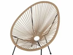 Beliani Narutuoli Polyrottinki Luonnonväri ACAPULCO II -Ulkokalusteet myymälä undef src sa picid 813842 type whitesh image