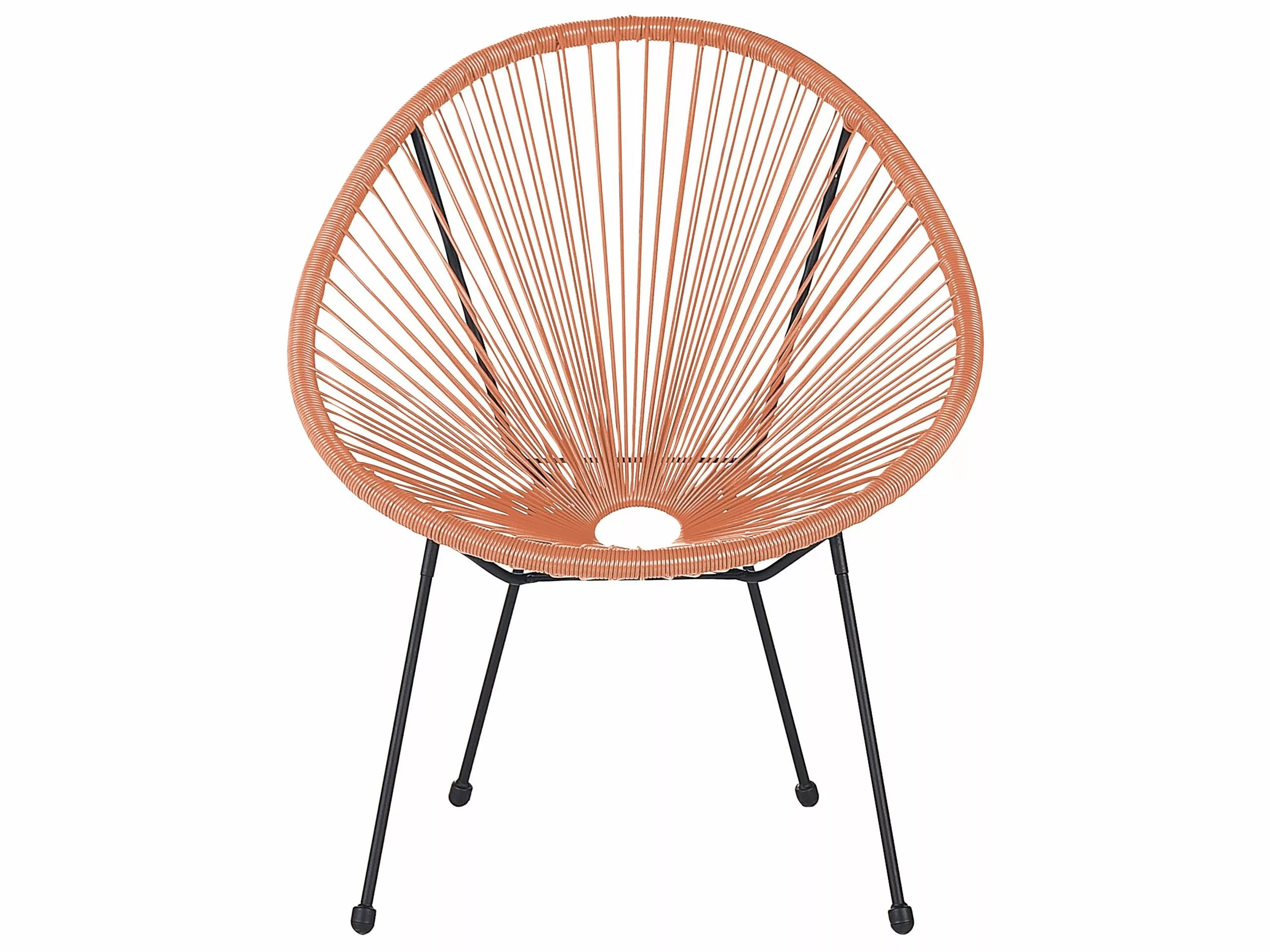 Beliani Narutuoli Polyrottinki Oranssi 2 Kpl ACAPULCO II 7 Beliani Narutuoli Polyrottinki Oranssi 2 Kpl ACAPULCO II - Image 5