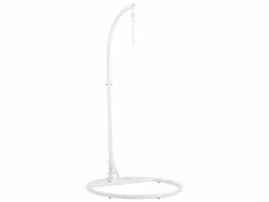 Beliani Riipputuoli Jalustalla Rottinkinen Valkoinen ALBA -Ulkokalusteet myymälä undef src sa picid 815272 type whitesh image