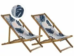 Beliani Vaalea Akaasiapuinen Aurinkotuoli Monivärisellä Lehtikuviokankaalla 2 Kpl ANZIO 14 Beliani Vaalea Akaasiapuinen Aurinkotuoli Monivärisellä Lehtikuviokankaalla 2 Kpl ANZIO -Ulkokalusteet myymälä undef src sa picid 819585 type whitesh image