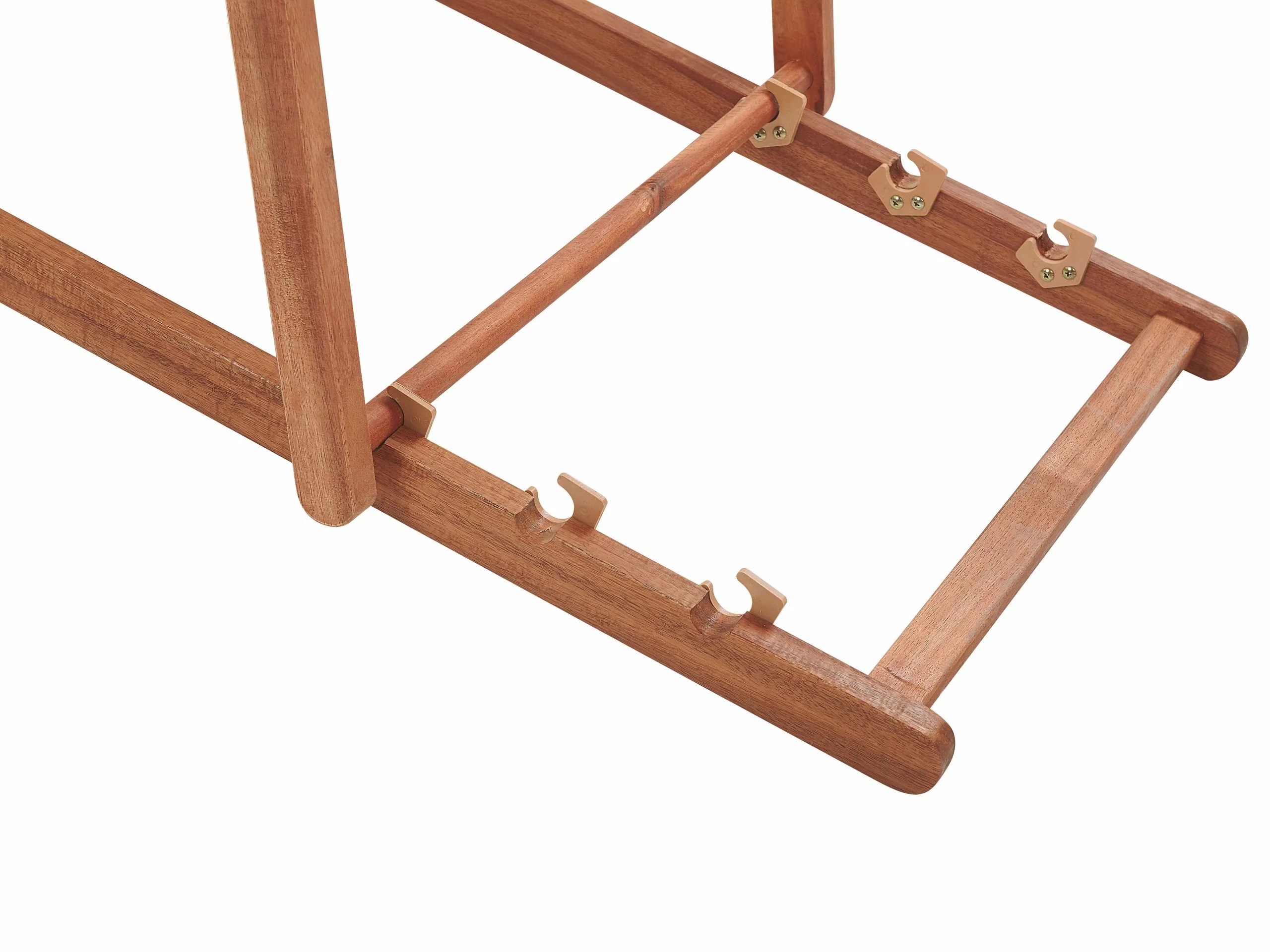 Beliani Tumma Akaasiapuinen Aurinkotuoli Keltaisella Kukkakuviokankaalla 2 Kpl ANZIO 9 Beliani Tumma Akaasiapuinen Aurinkotuoli Keltaisella Kukkakuviokankaalla 2 Kpl ANZIO - Image 7