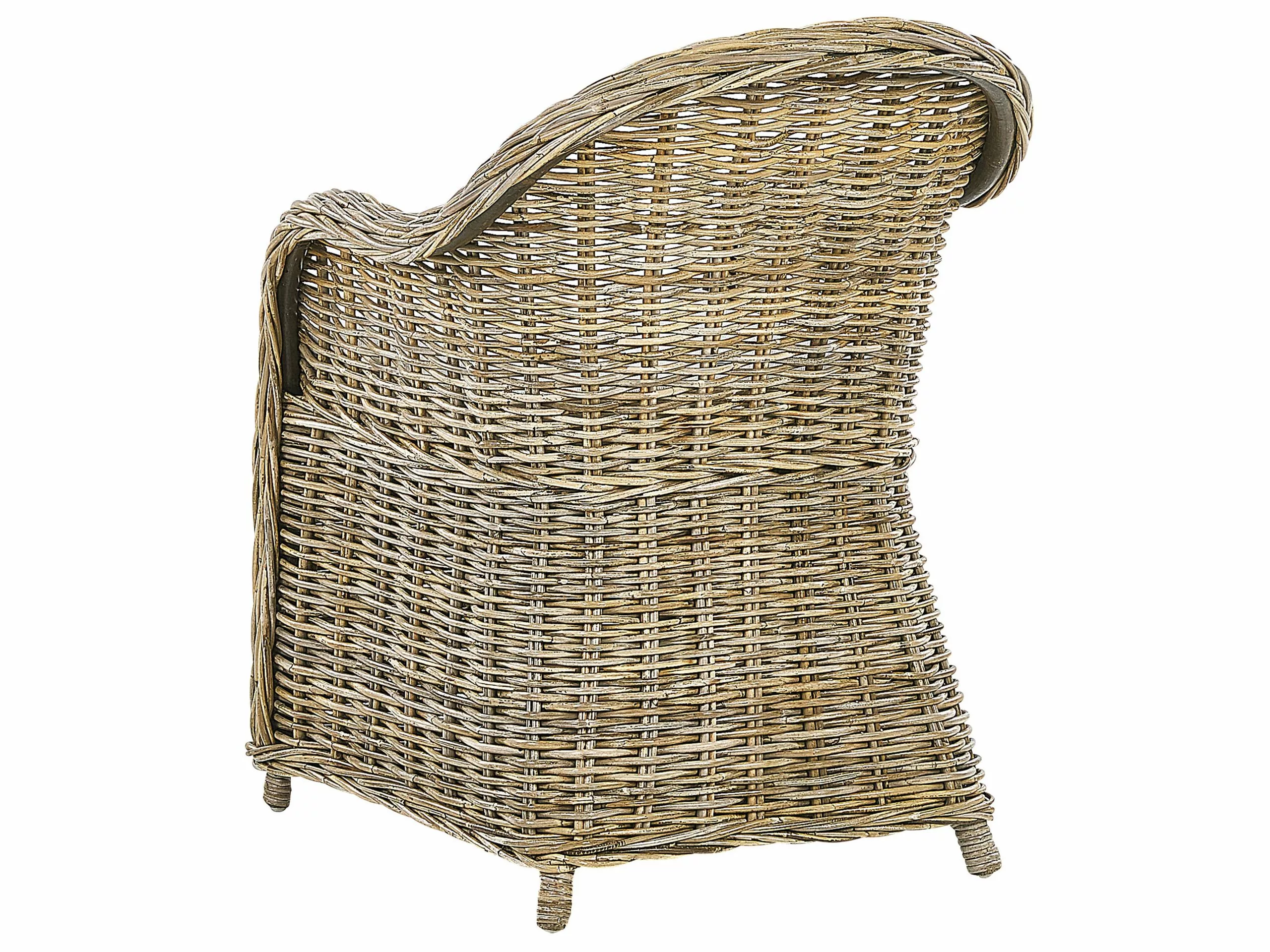 Beliani Puutarhatuoli Rottinki Luonnonväri SUSUA - Image 7