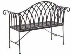 Beliani Musta Rautainen Puutarhapenkki 130 Cm MILAZZO 12 Beliani Musta Rautainen Puutarhapenkki 130 Cm MILAZZO -Ulkokalusteet myymälä undef src sa picid 825343 type whitesh image