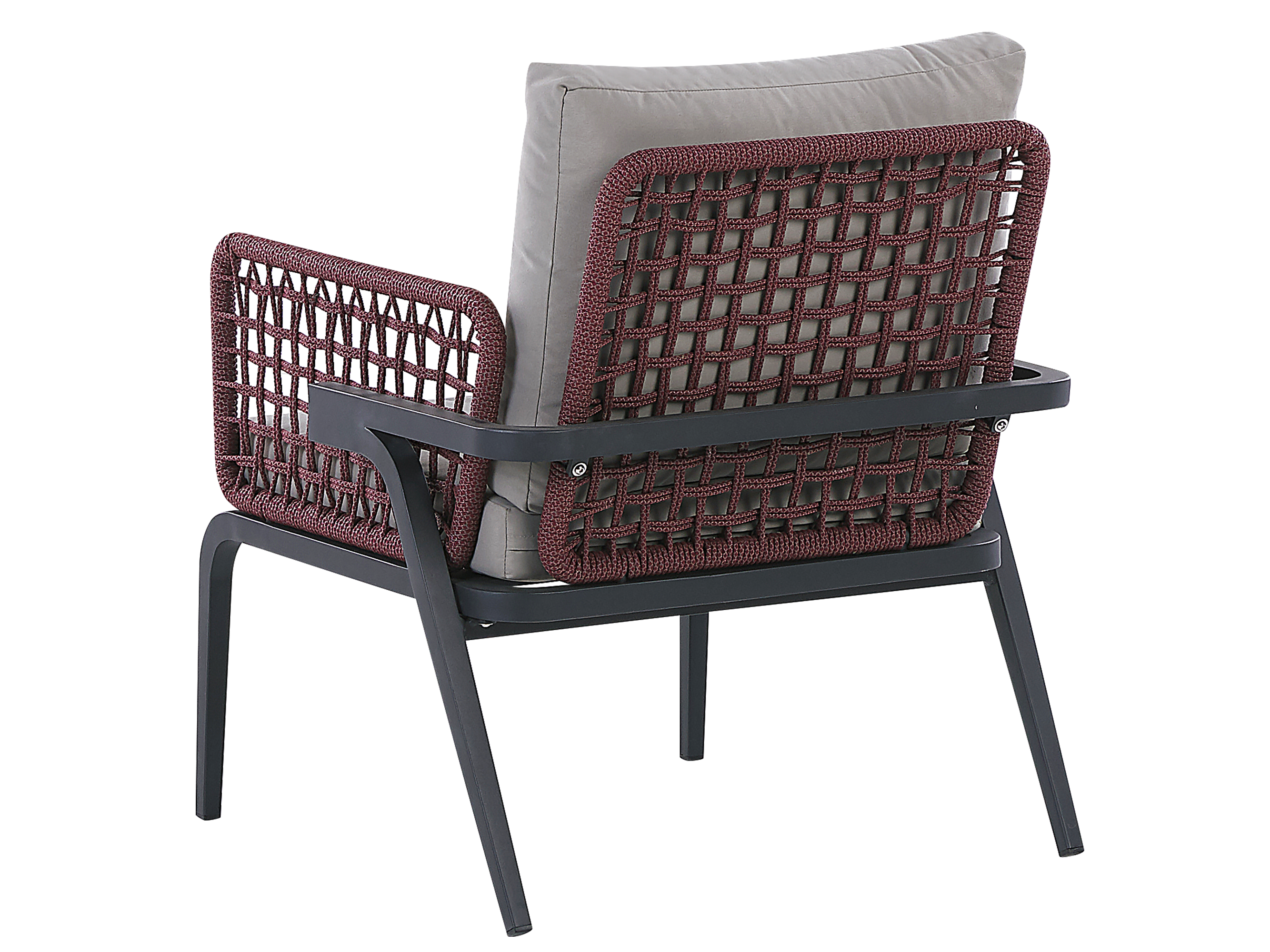 Beliani 4-istuttava Ulkosohvaryhmä Alumiini Harmaa SCIACCA 10 Beliani 4-istuttava Ulkosohvaryhmä Alumiini Harmaa SCIACCA - Image 8