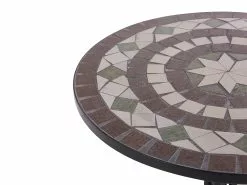 Beliani Musta Rautainen Puutarhapöytä ø 60 Cm CARIATI -Ulkokalusteet myymälä undef src sa picid 825729 type whitesh image