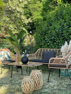 Beliani 4-istuttava Ulkosohvaryhmä Polyrottinki Luonnonväri MINORI 20 Beliani 4-istuttava Ulkosohvaryhmä Polyrottinki Luonnonväri MINORI -Ulkokalusteet myymälä undef src sa picid 827593 type whitesh image 2