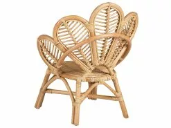 Beliani Lasten Riikinkukkotuoli Rottinki Luonnonväri FLORENTINE II -Ulkokalusteet myymälä undef src sa picid 827653 type whitesh image