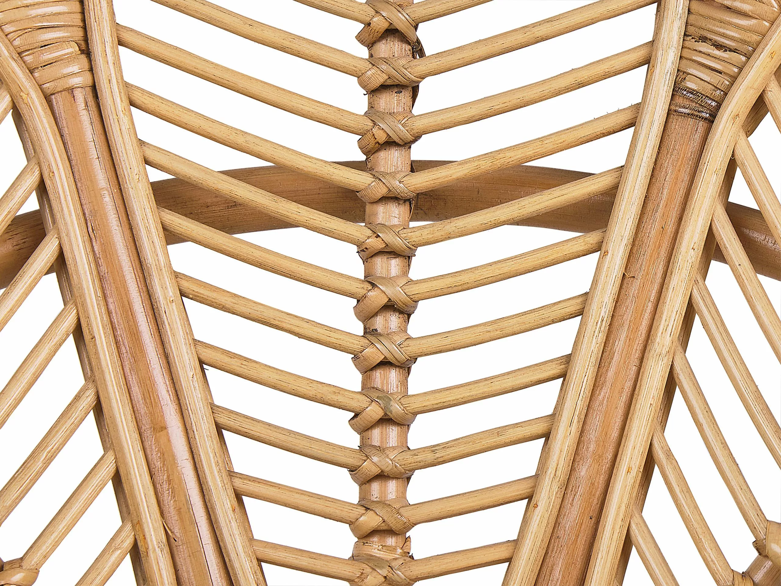 Beliani Lasten Riikinkukkotuoli Rottinki Luonnonväri FLORENTINE II - Image 8