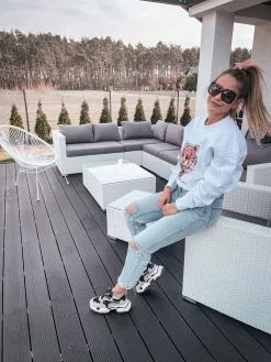 Beliani Valkoinen 8-istuttava Ulkosohvaryhmä PE-rottingista XXL -Ulkokalusteet myymälä undef src sa picid 828109 type whitesh image