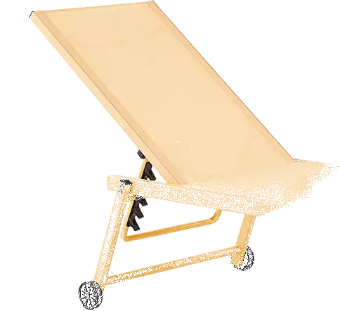 Beliani Keltainen Alumiininen Aurinkotuoli PORTOFINO - Image 4