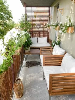 Beliani 4-istuttava Ulkosohvaryhmä Akasiapuu Valkoinen BERMUDA -Ulkokalusteet myymälä undef src sa picid 828676 type whitesh image