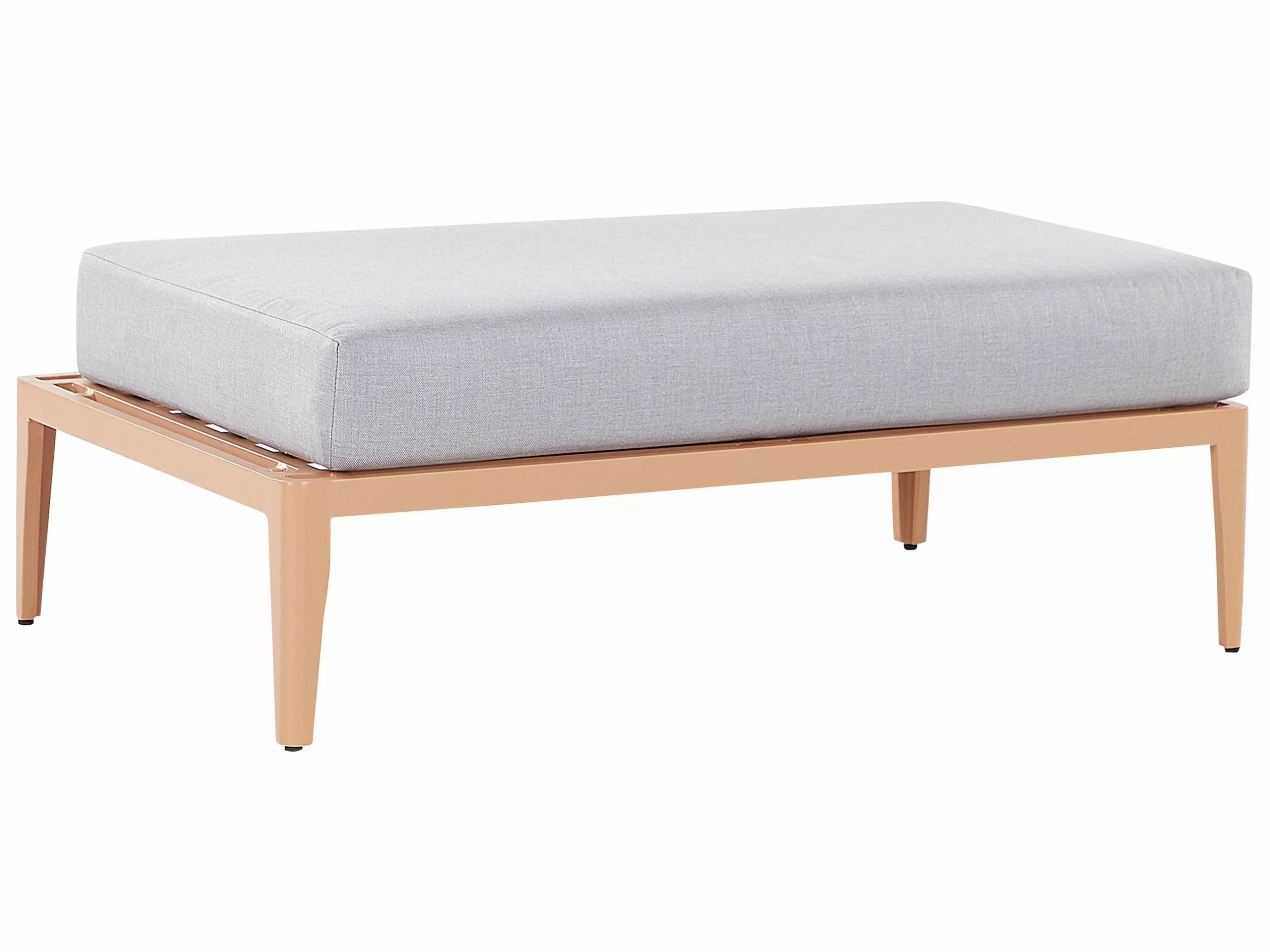 Beliani 6-istuttava Ulkosohvaryhmä Alumiini Harmaa RIMA III - Image 9