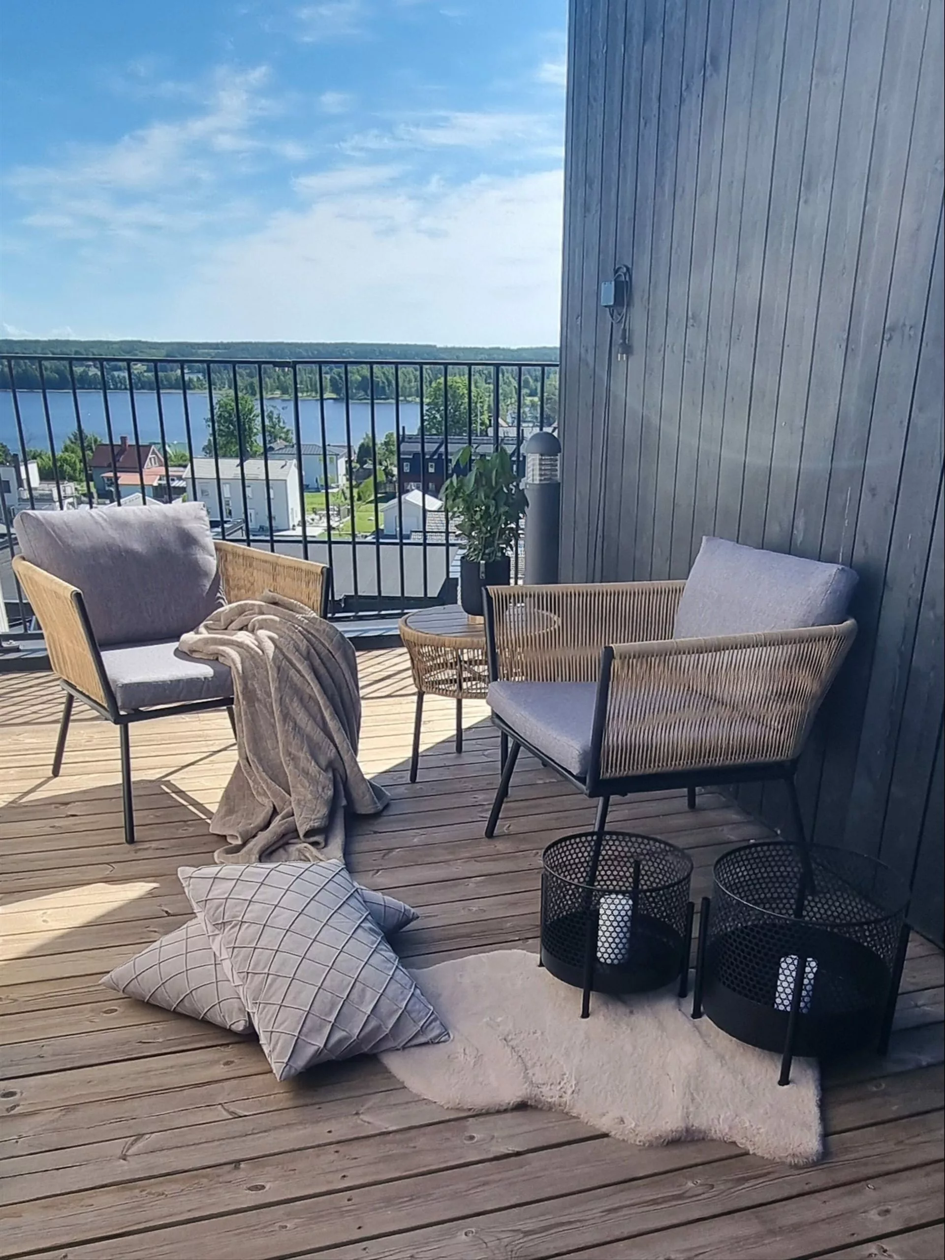 Beliani Parvekekalustesetti Harmaa GARGANO - Image 5