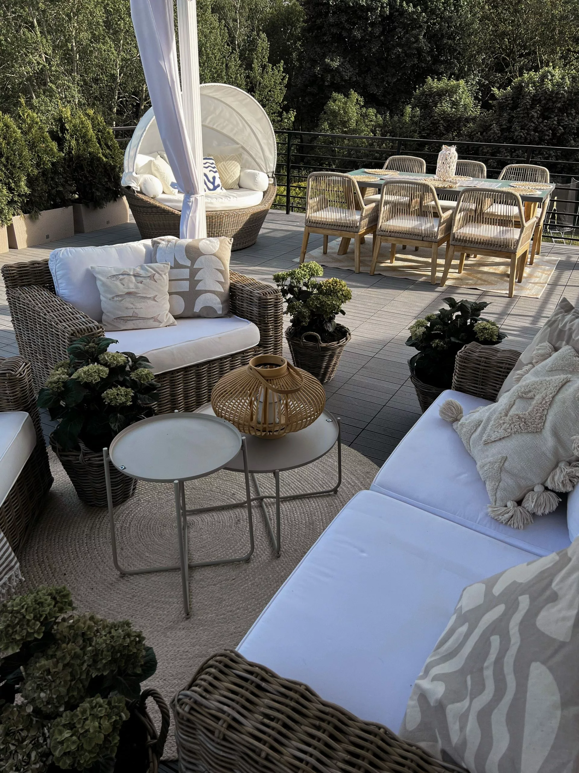 Beliani Ulkosohvasetti Rottinkinen Vaalea ARDEA 10 Beliani Ulkosohvasetti Rottinkinen Vaalea ARDEA - Image 8