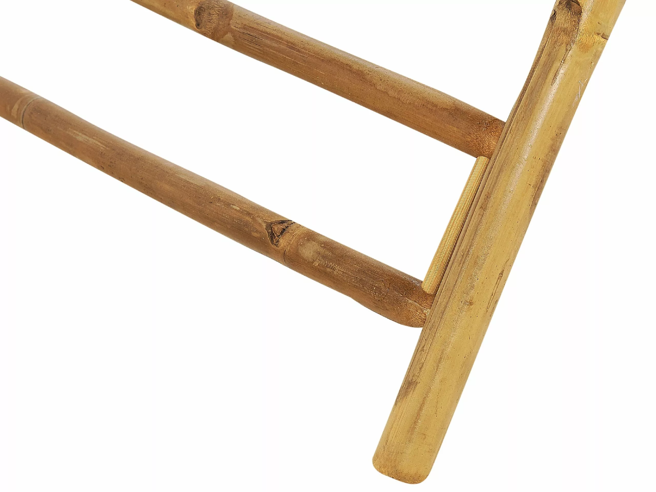 Beliani Puutarhapöytä Bambu Aurinkovarjo Vaalea Puu ⌀ 85 Cm MOLISE - Image 8