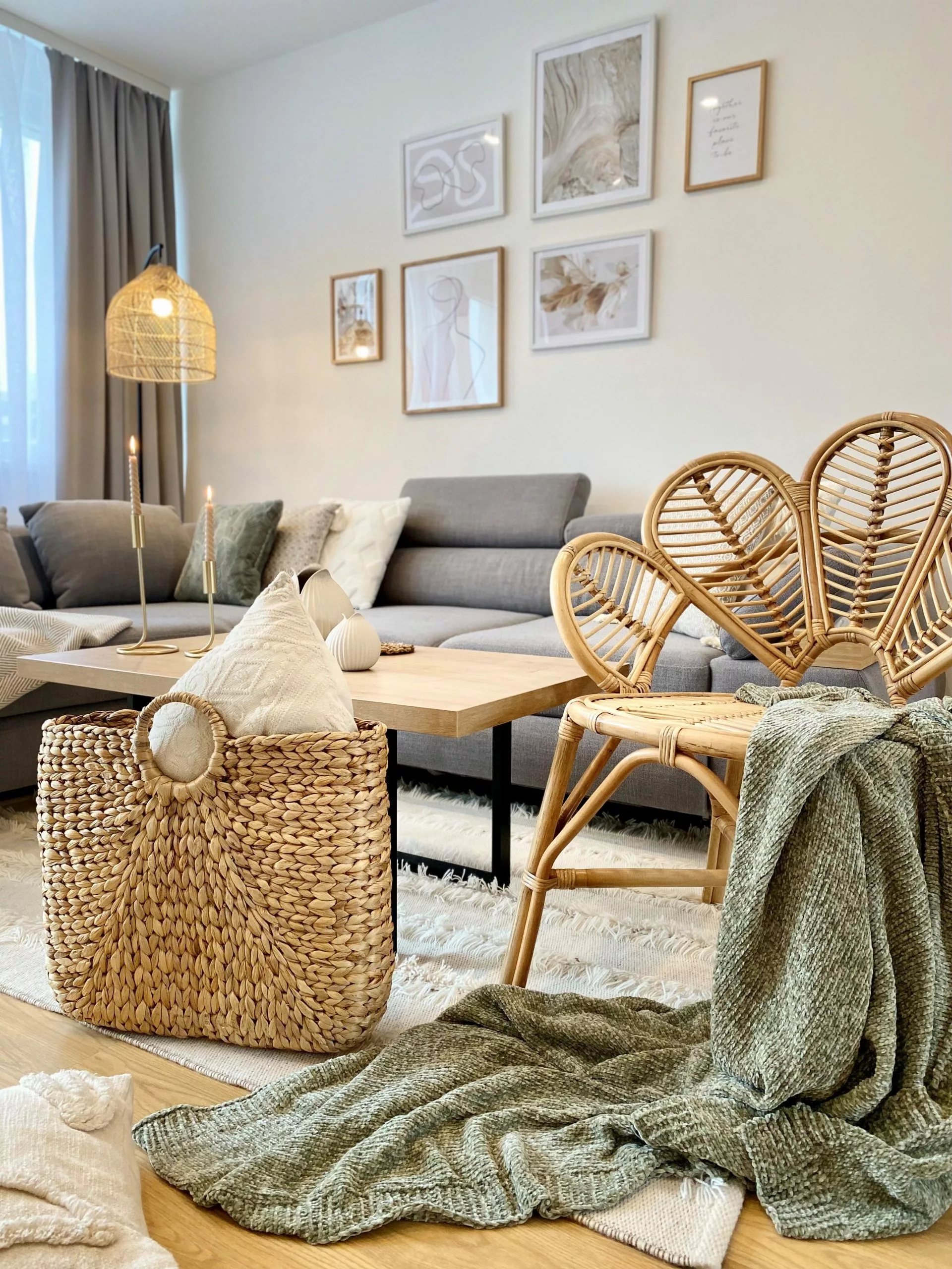 Beliani Riikinkukkotuoli Rottinki Luonnonväri FLORENTINE II - Image 4