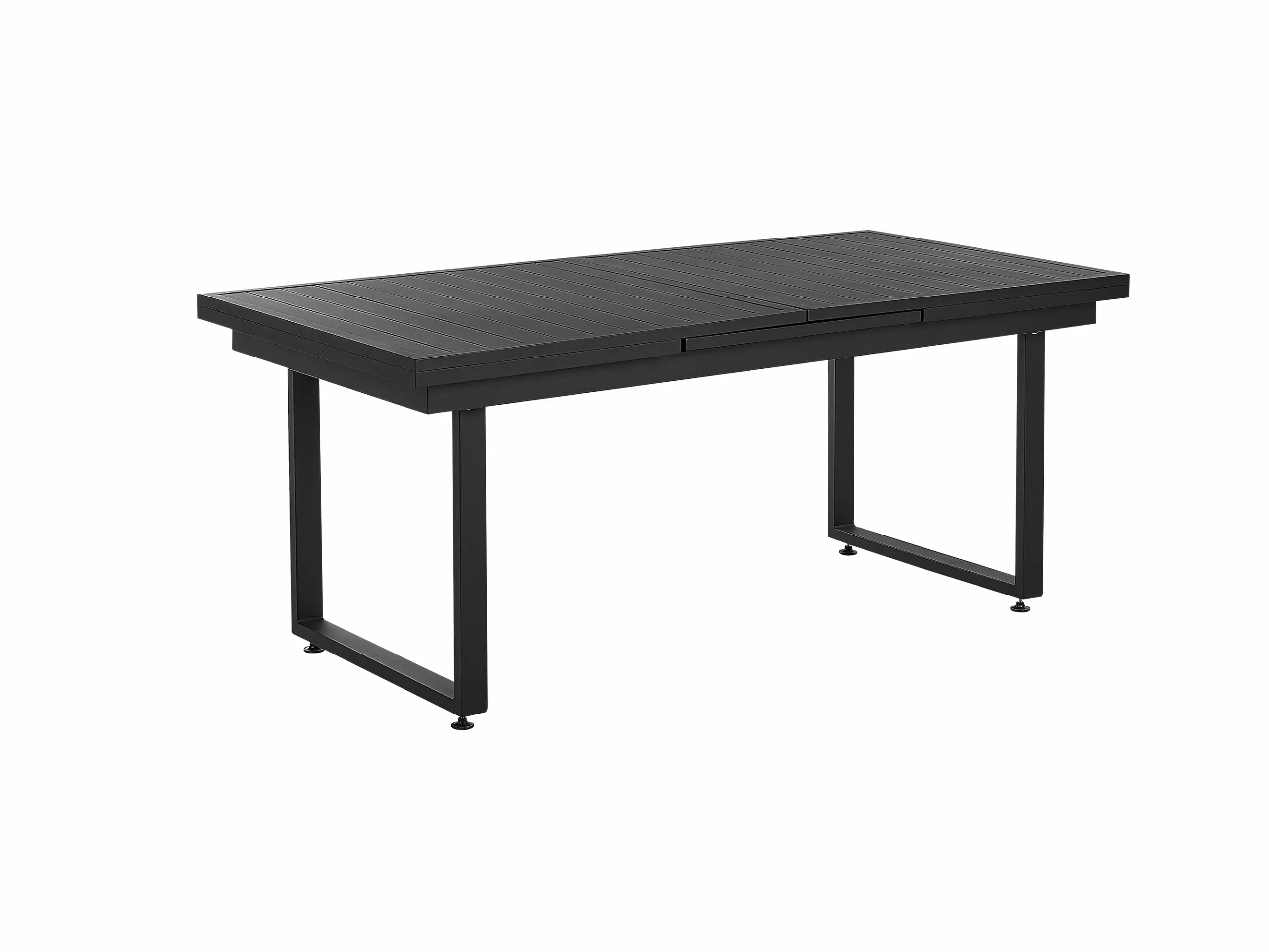 Beliani 6-istuttava Ulkoruokailuryhmä Alumiini Musta/harmaa VALCANETTO/BUSSETO 6 Beliani 6-istuttava Ulkoruokailuryhmä Alumiini Musta/harmaa VALCANETTO/BUSSETO - Image 4