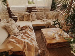 Beliani 4-istuttava Ulkosohvaryhmä Rottinki Oikeak. Luonnonväri VARALLO -Ulkokalusteet myymälä undef src sa picid 846862 type whitesh image