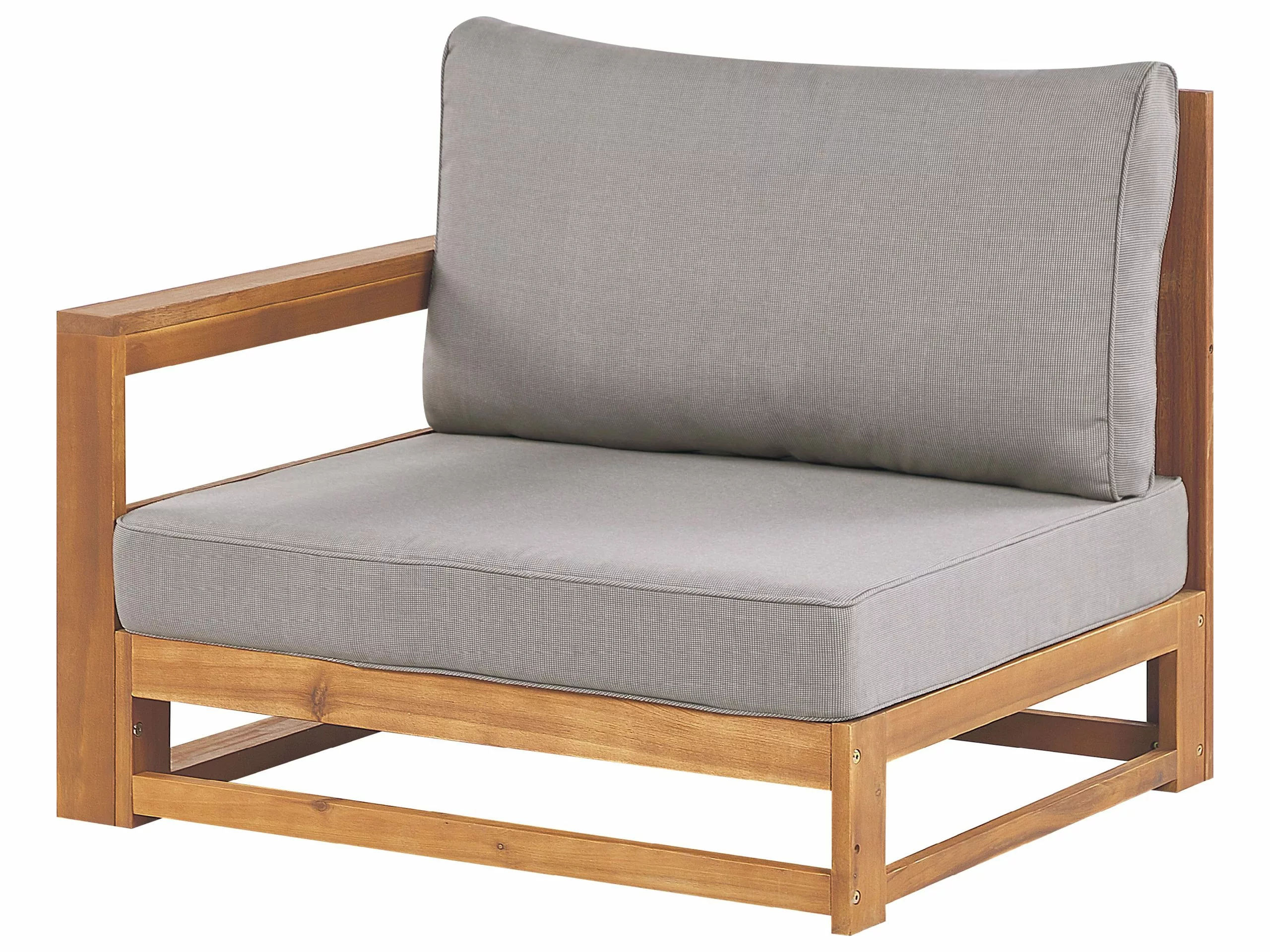 Beliani 4-istuttava Ulkosohvaryhmä Akasiapuu Vaalea Puu TIMOR II - Image 5