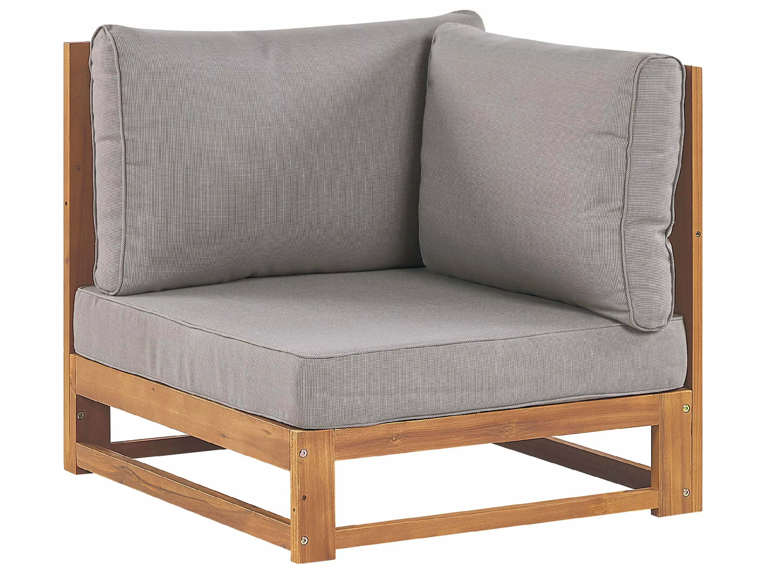 Beliani 4-istuttava Ulkosohvaryhmä Akasiapuu Vaalea Puu TIMOR II - Image 7