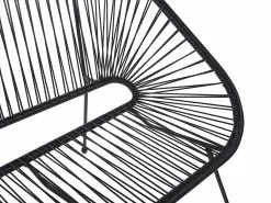 Beliani Puutarhapenkki Polyrottinki Musta 114 Cm ACAPULCO -Ulkokalusteet myymälä undef src sa picid 848288 type whitesh image